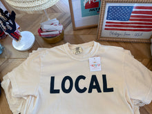 Load image into Gallery viewer, LOCAL tee - ivory/navy
