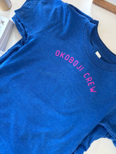 Load image into Gallery viewer, toddler okoboji crew tee - royal blue
