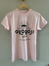 Load image into Gallery viewer, Okoboji love pink tee
