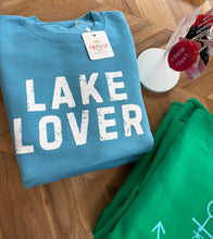 Load image into Gallery viewer, Lake lover crew - blue
