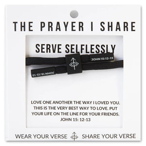 SERVE SELFLESSLY Christian Bracelet | Military - Athletes