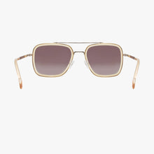 Load image into Gallery viewer, LEX CHAMPAGNE Polarized Navigator Metal Sunglasses
