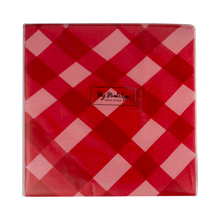 Load image into Gallery viewer, Plaid Cocktail Napkin
