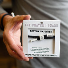 Load image into Gallery viewer, BETTER TOGETHER Bracelet, Christian Cord Bracelet
