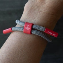 Load image into Gallery viewer, STRONG TO THE END Christian Cord Bracelet
