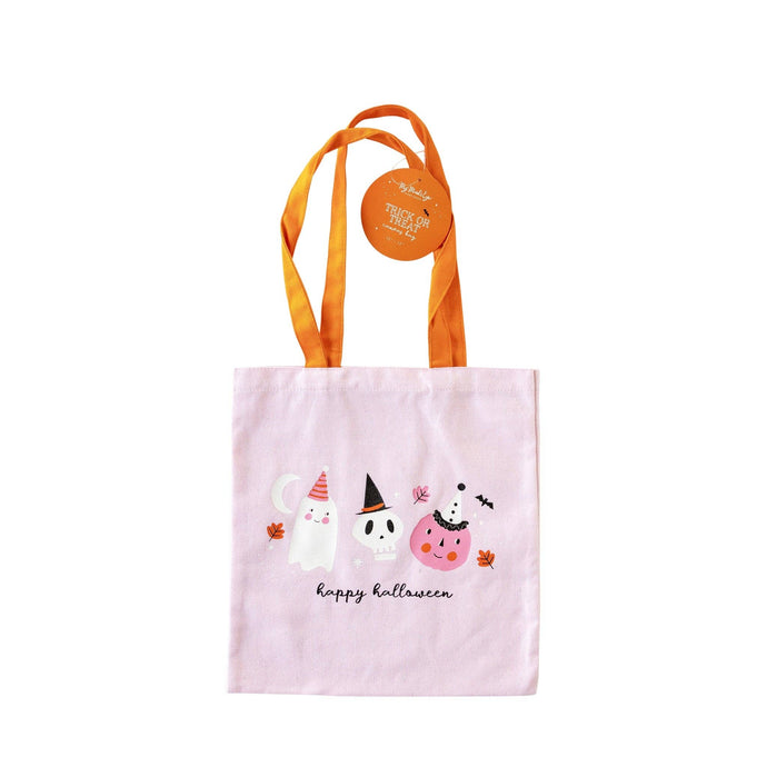PLCB104 -  Halloween Icons Canvas Trick or Treat Bag