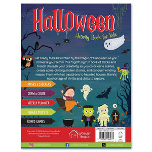 Halloween Activity Book For Kids