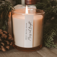 Load image into Gallery viewer, Merry and Bright 12 oz Candle
