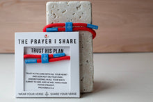 Load image into Gallery viewer, TRUST HIS PLAN Bible Verse Bracelet | Christian Athletes
