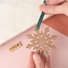 Load image into Gallery viewer, Snowflake Ornament, Christmas
