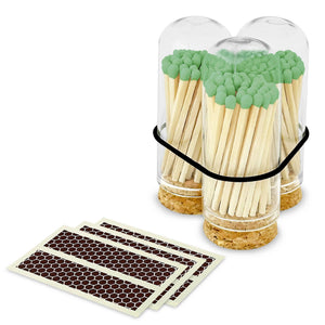 2" Matches + Mini Cloche - Colors of Your Choice + Strikers