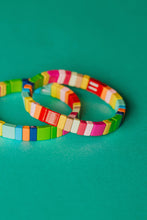 Load image into Gallery viewer, One More Round Enamel Beaded Colorful Summer Bracelet
