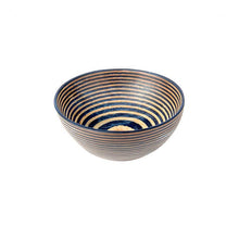 Load image into Gallery viewer, Blue Pakka Round Pinch Bowl
