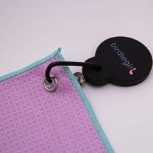 Load image into Gallery viewer, Lilac Dreams Magnetic Golf Towel
