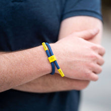 Load image into Gallery viewer, FAITH BUILDS FORTITUDE Cord Bracelet | Christian Athletes
