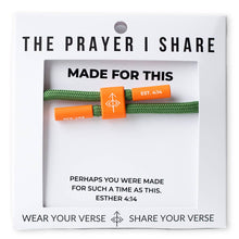 Load image into Gallery viewer, MADE FOR THIS Bracelet, Christian Cord Bracelet
