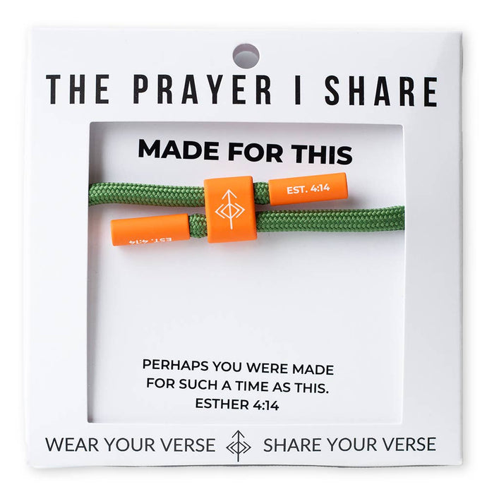 MADE FOR THIS Bracelet, Christian Cord Bracelet