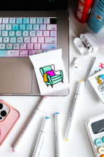 Load image into Gallery viewer, Hygge Mini Coloring Book - Cozy Bookish Themed Coloring Book

