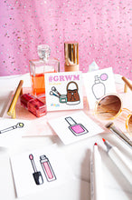 Load image into Gallery viewer, #GRWM Mini Coloring Book - get ready with me - Makeup Themed Mini Coloring Book
