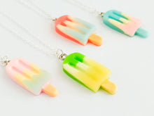 Load image into Gallery viewer, Kid's Creamsicle Necklace, Summer Necklace
