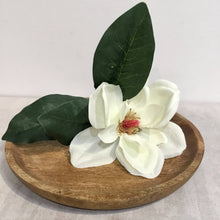 Load image into Gallery viewer, Large Natural Wood Round Tray
