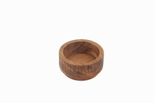 Load image into Gallery viewer, 5&quot; Textured Wood Bowl
