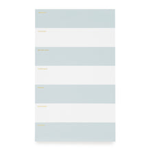 Load image into Gallery viewer, Blue Striped Weekly Notepad
