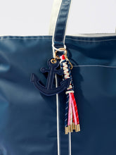 Load image into Gallery viewer, ANCHOR BAG CHARM/KEY RING,NAVY
