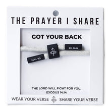 Load image into Gallery viewer, GOT YOUR BACK, Christian Cord Bracelet

