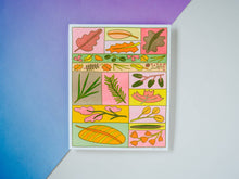 Load image into Gallery viewer, Leaf Time  - Risograph Art Print
