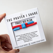 Load image into Gallery viewer, TRUST HIS PLAN Bible Verse Bracelet | Christian Athletes
