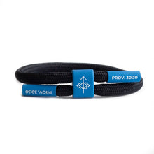 Load image into Gallery viewer, DON&#39;T BACK DOWN Bracelet, Christian Cord Bracelet
