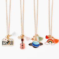 Kids Multicharm and Tassel Necklace