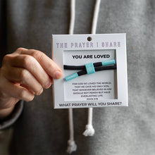 Load image into Gallery viewer, YOU ARE LOVED Bracelet, Christian Cord Bracelet
