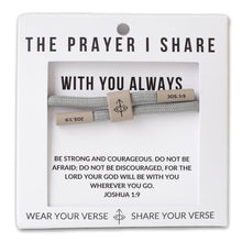 Load image into Gallery viewer, WITH YOU ALWAYS Cord Bracelet | Christian Jewelry |Scripture
