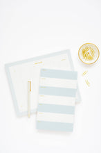 Load image into Gallery viewer, Blue Striped Weekly Notepad
