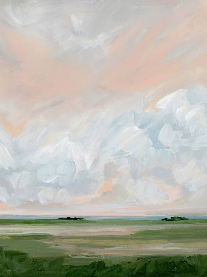 Rose Quartz Sky Stretched Canvas