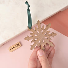 Load image into Gallery viewer, Snowflake Ornament, Christmas
