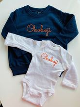 Load image into Gallery viewer, okoboji onesie for infants
