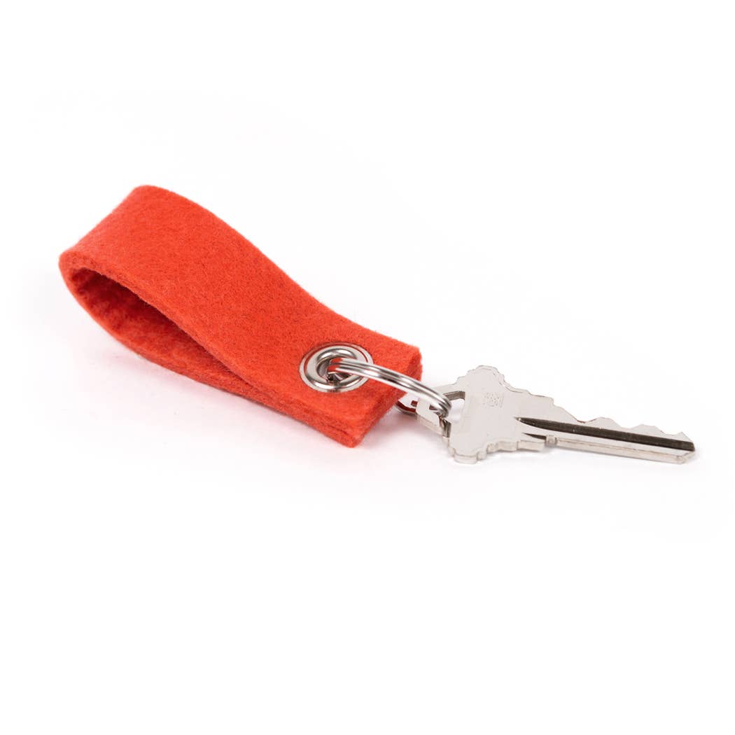 key loop chain - merino wool felt – okoboji love