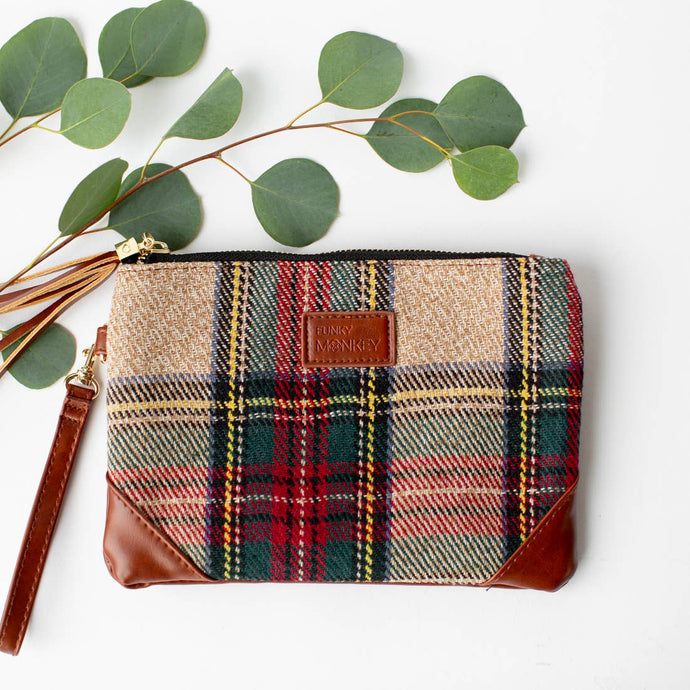 plaid handbag